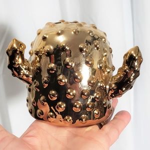 Host Pick! 🌵 Golden Dolomite Cactus Ceramic Bank